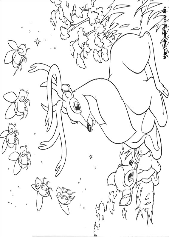 Bambi 2 coloring picture